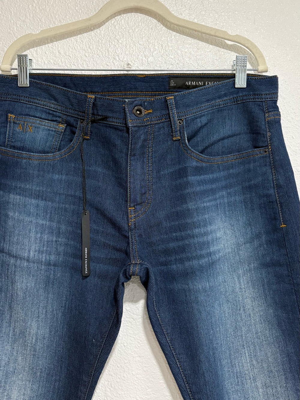 Armani Exchange Men's Indigo Slim Straight Jeans